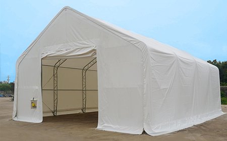 See How We Install a 30ft×40ft×20ft Truss Storage Shelter Step By Step