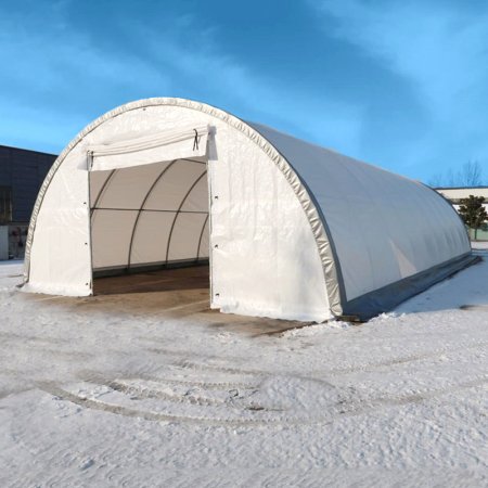 306515 W30'×L65’×H15’ Round Roof Storage Shelter